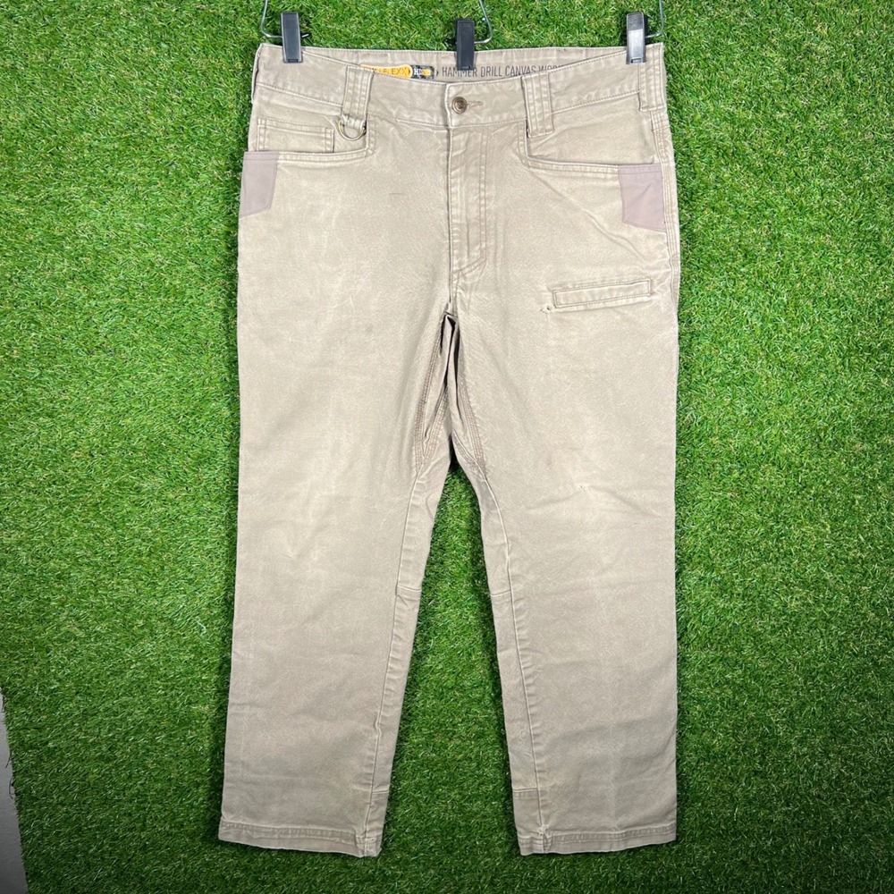 Noble Outfitters Hammer Drill Canvas Work Pants Khaki‎ Tan 32x30 Fullflexx HD